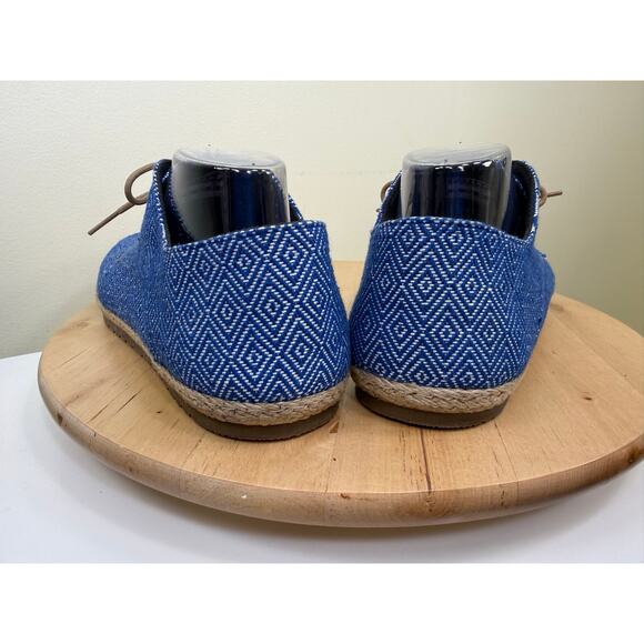 Patara Men’s Shoes Size 11 | Blue Geometric Textile | Excellent Condition - Picture 4 of 7